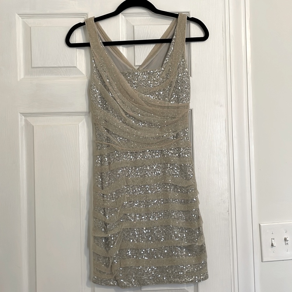 Express Layered, Sequin Dress